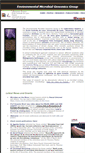 Mobile Screenshot of genomenviron.org